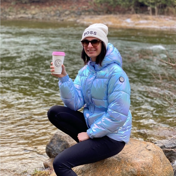 Blue bomber jacket - Warm - Picture 4 of 5